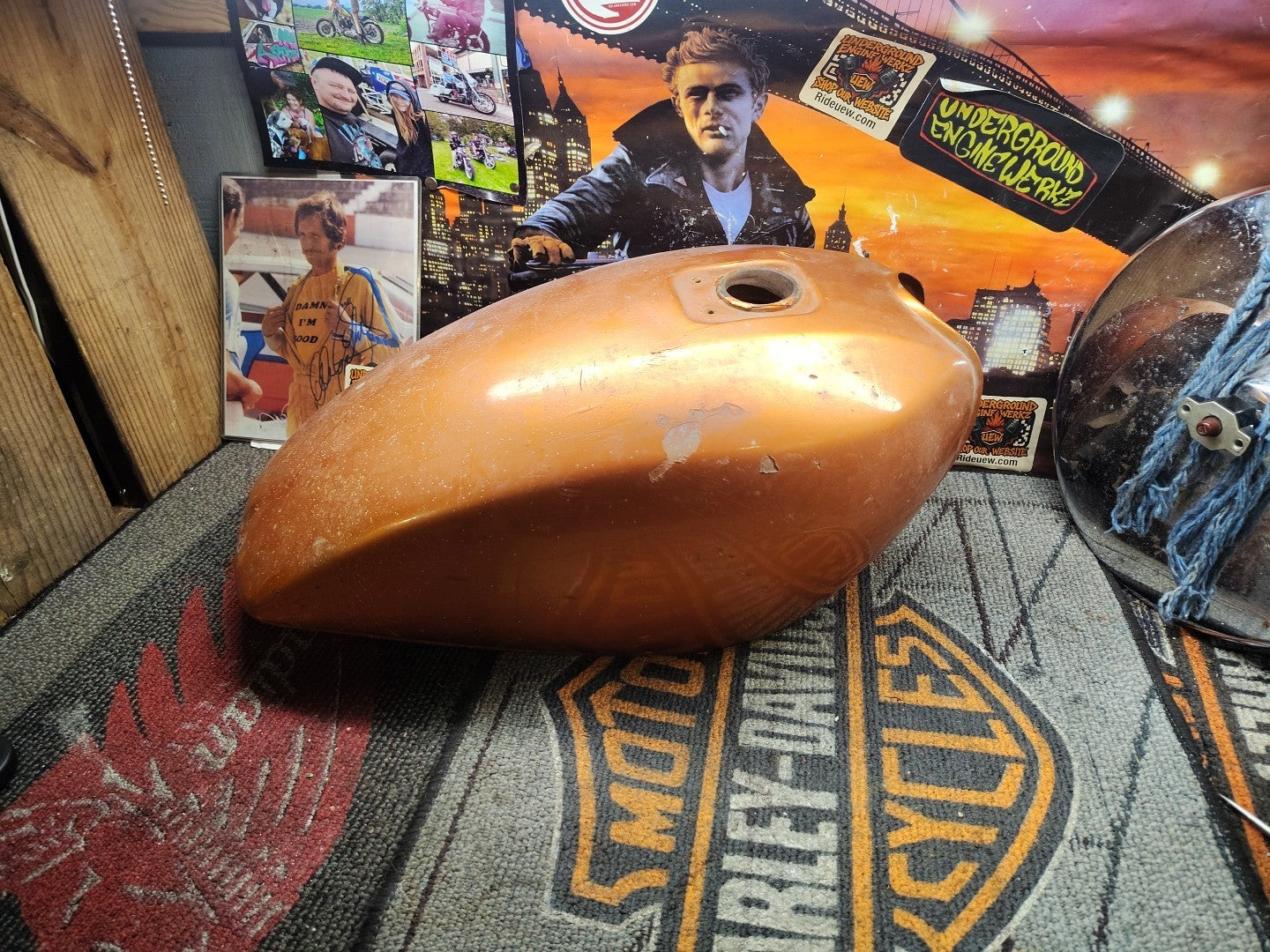 1982  KAWASAKI CSR 650 KZ 650 H2 FUEL GAS PETRO TANK OEM 51001-1057-00