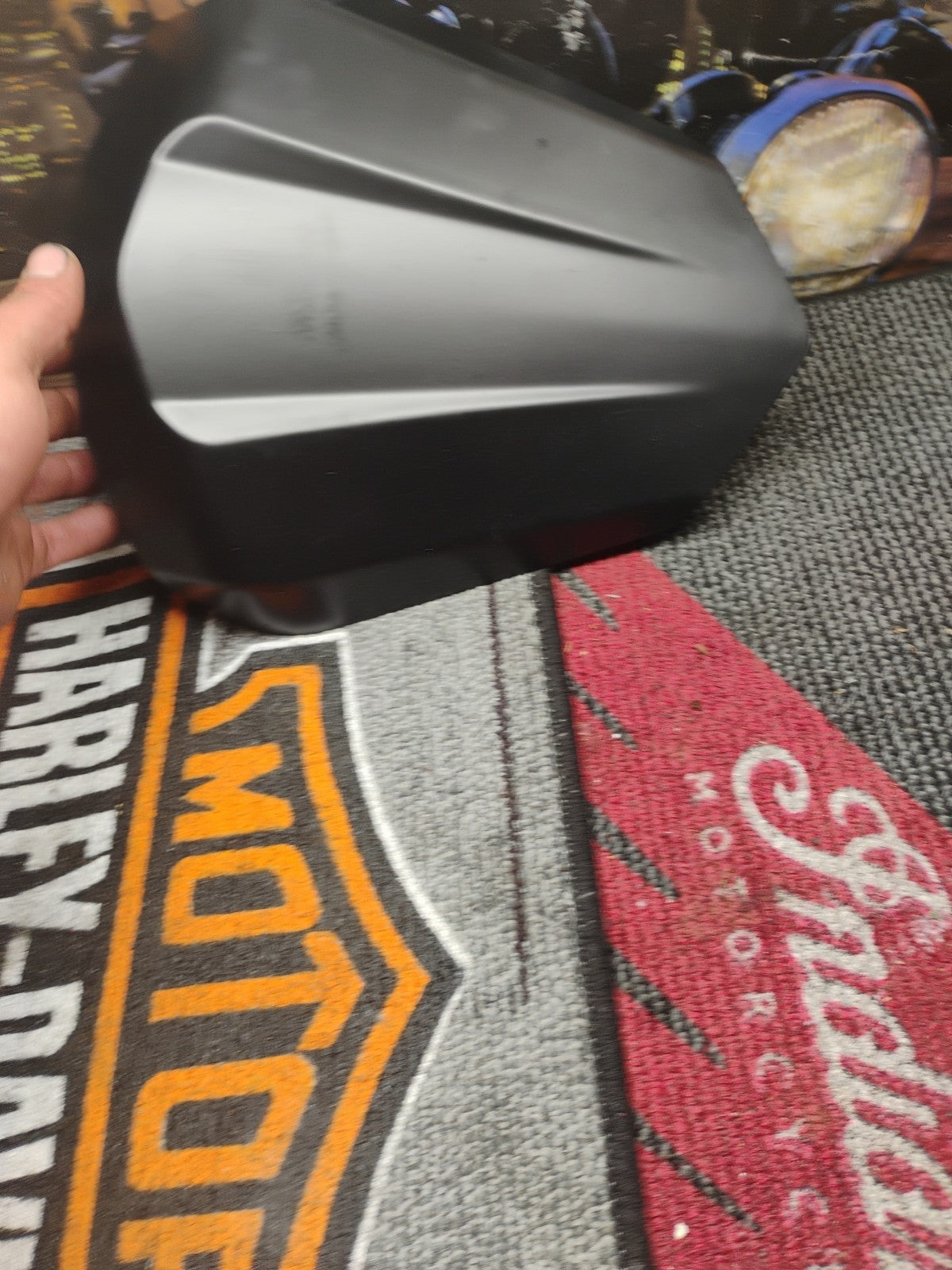 06-07 2006 Yamaha YZF R6 Black Rear Back Seat Solo Cowl Fairing Cover