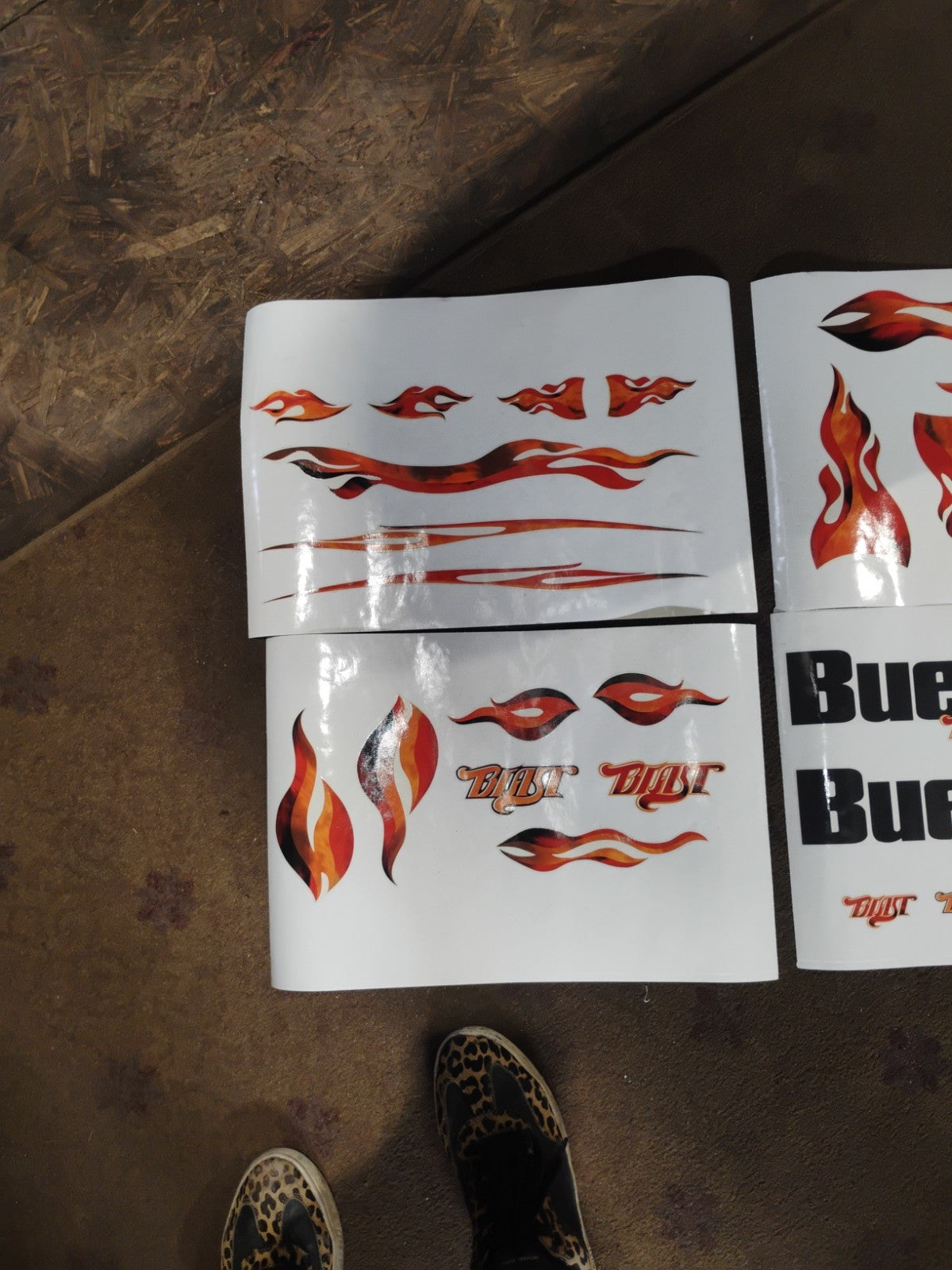 NOS OEM Buell Blast Personal FX "Heater" Decal Kit 13578-01Y Complete