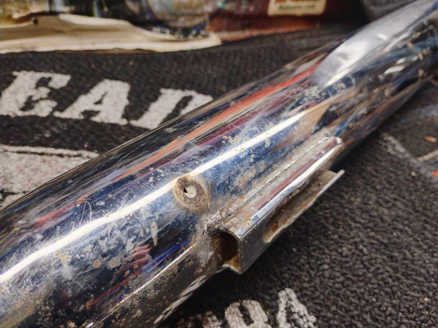 “Harley-Davidson Shovelhead Slash-Cut Drag Pipes Exhaust Set (Aftermarket)”