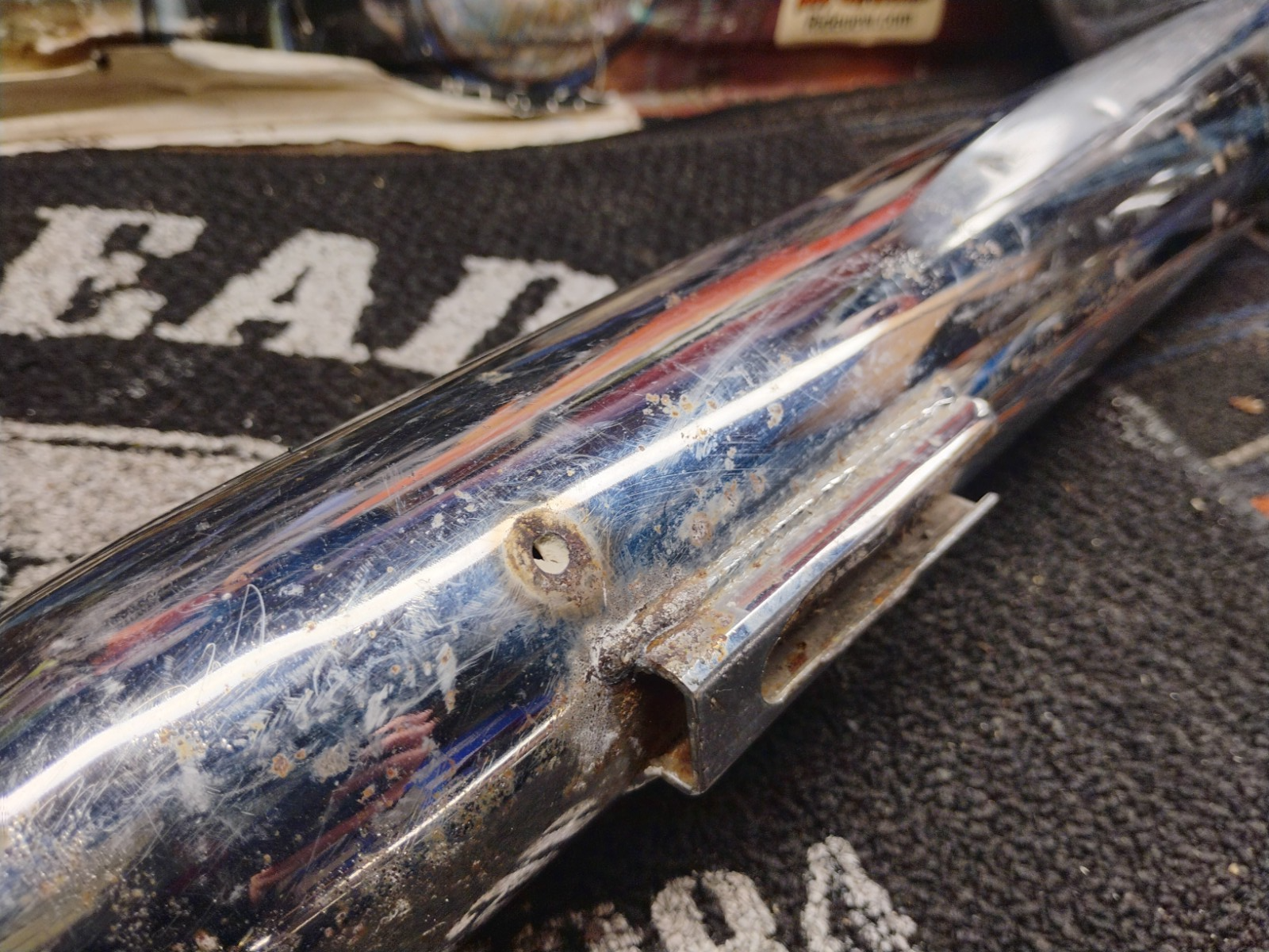 “Harley-Davidson Shovelhead Slash-Cut Drag Pipes Exhaust Set (Aftermarket)”