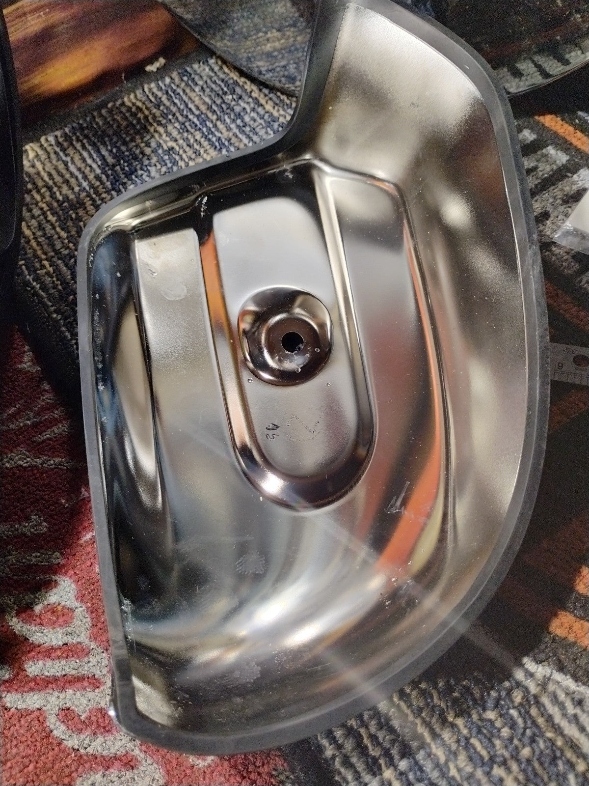 Harley air cleaner cover -114- MILWAUKEE EIGHT-2017-2021 TOURING-DENIM BLACK