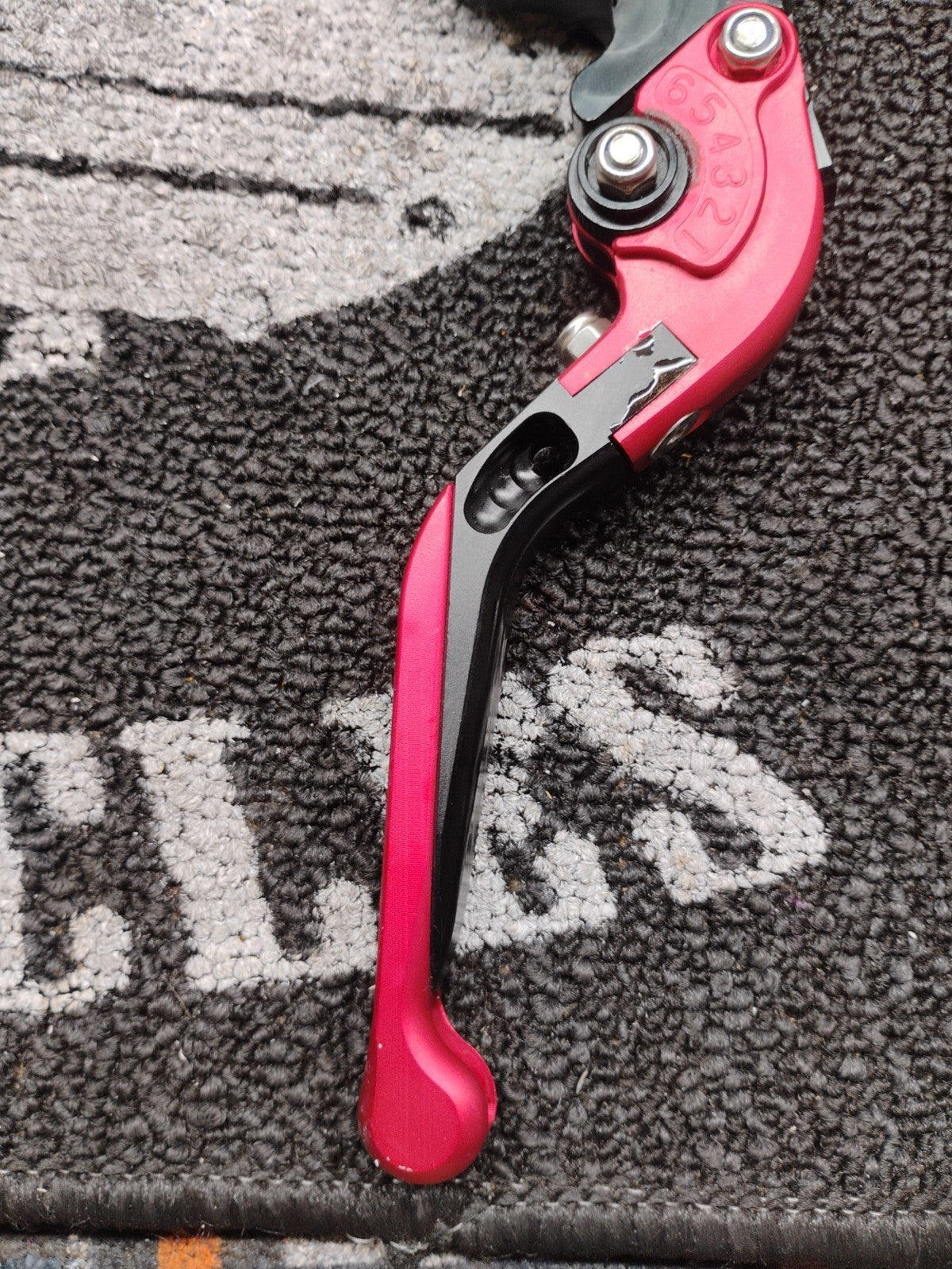 OEM Yamaha R1 Adjustable Clutch and Brake Lever Set Red