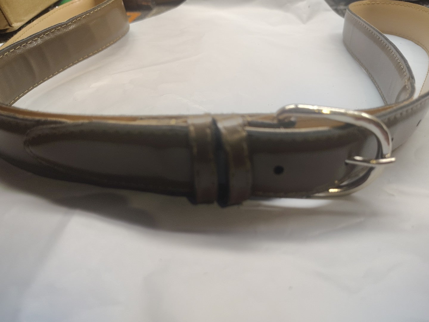  Genuine Leather TAN Dress Belt Brown 48/852 48" 1" Wide 