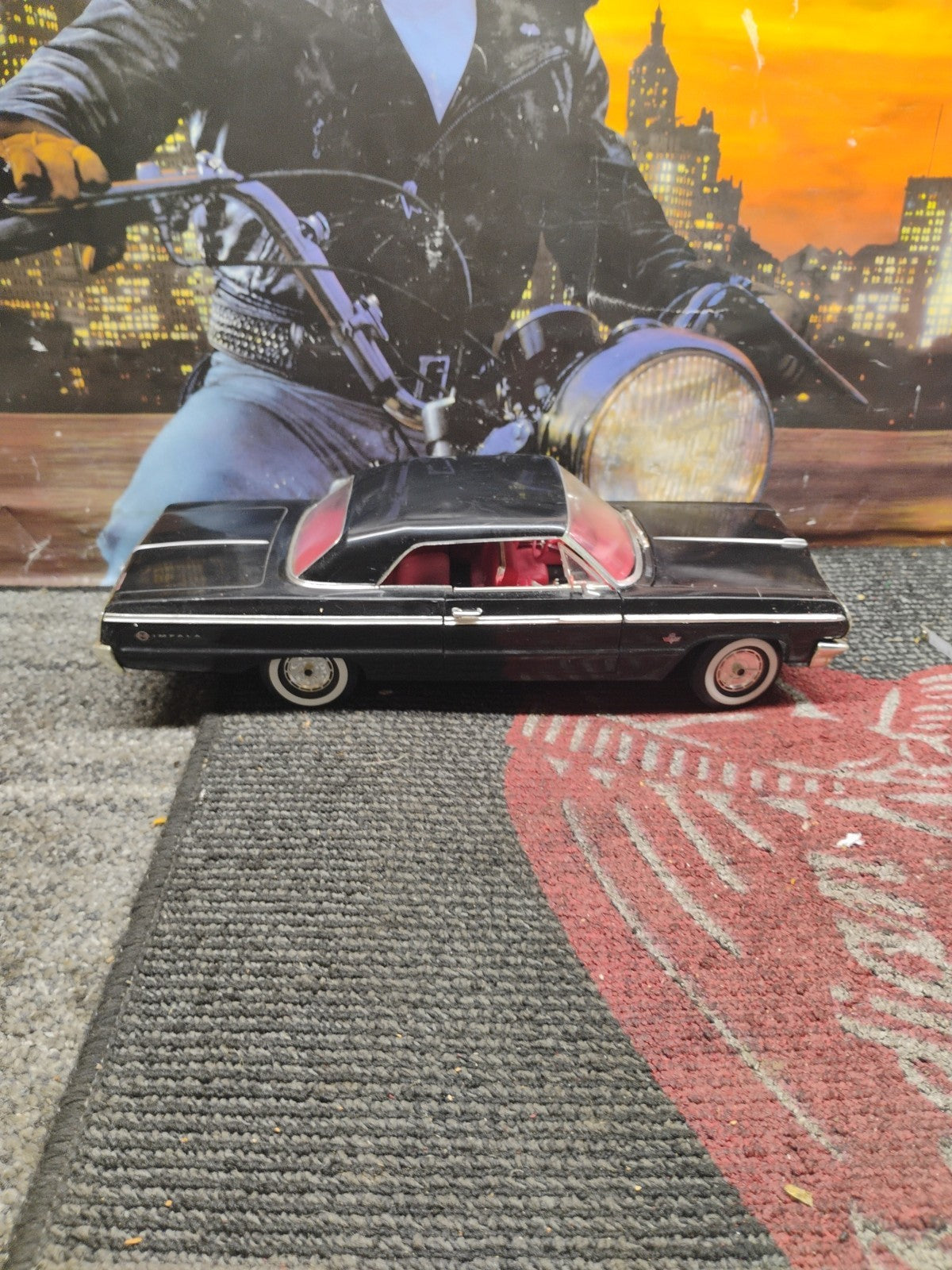 1/18 1964 Chevrolet Impala SS Hardtop Black 1998 ERTL American Muscle Diecast