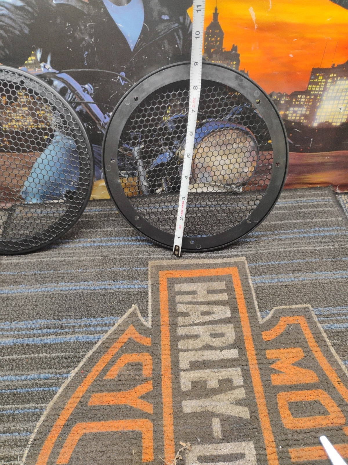 Pair 9 Inch Classic Beehive High Excursion Subwoofer Speaker Grills