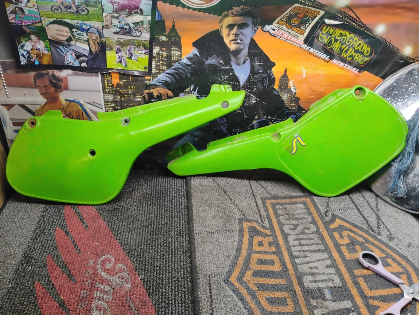 kawasaki kx 60 Side Plastic Panels 2000
