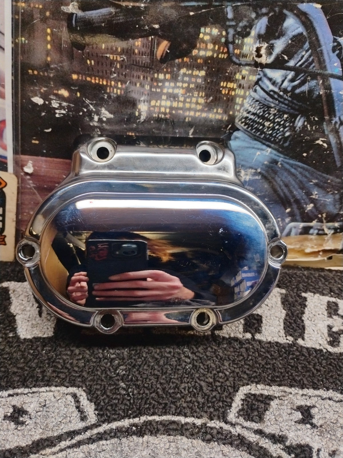 Harley-Davidson Chrome Transmission Side Cover Touring Dyna Softail