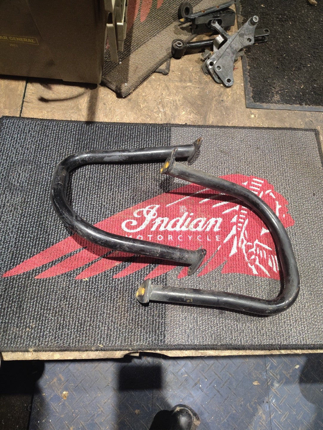 Rear Highway Bars For Indian Chief Challenger Roadmaster Chieftain 14-21 Black