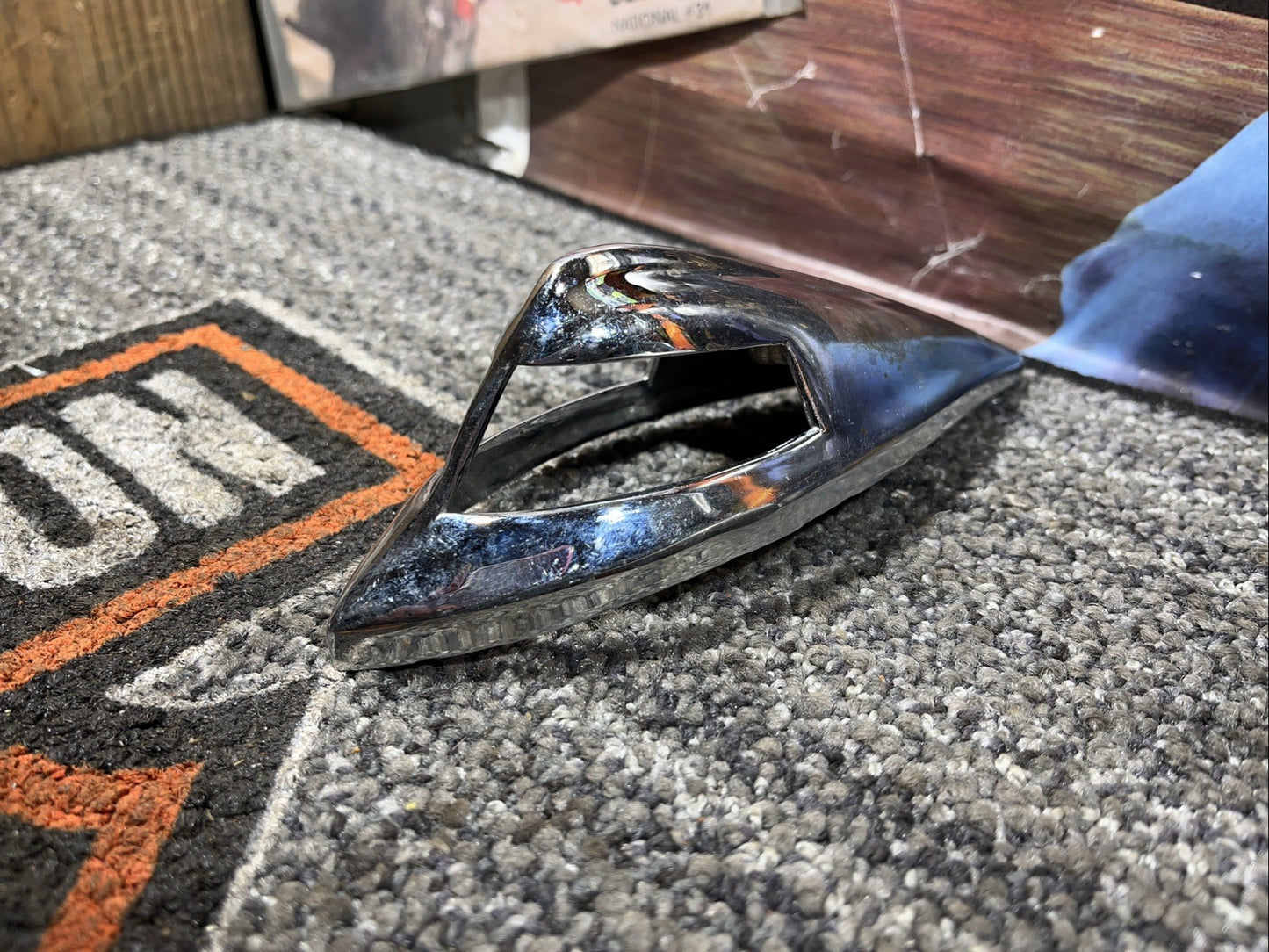 Chrome Nostalgic Fender Ornament for Harley Softail Touring Heritage