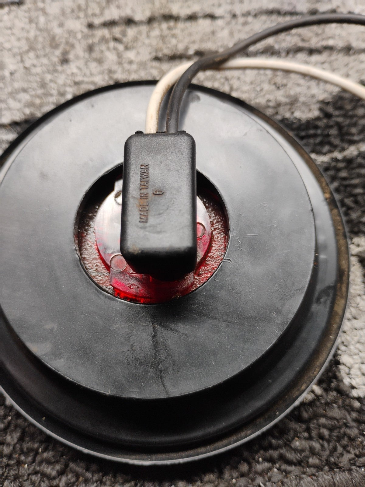 Fortpro 2-1/2" Red Round Clearance/Marker Led Light with 4 LEDs and Red Lens | F