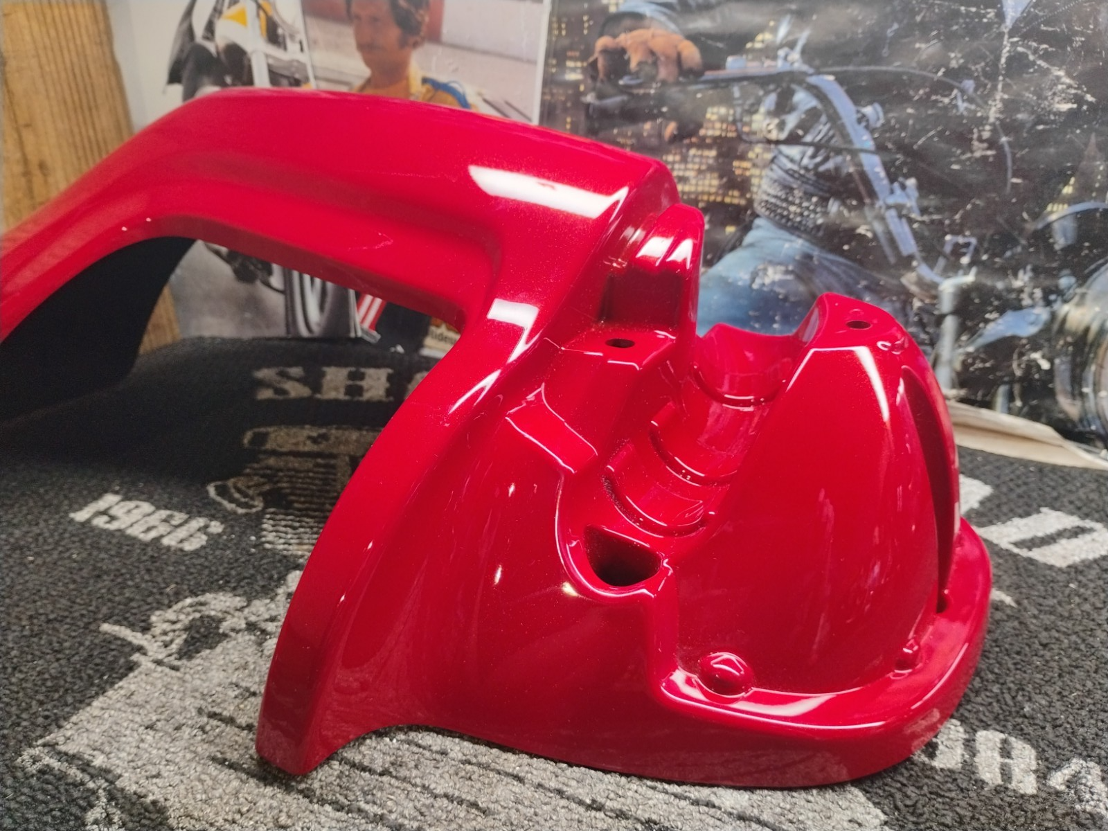 2012 Harley-Davidson CVO Right Lower Fairing Tomahawk Red OEM 58817-05