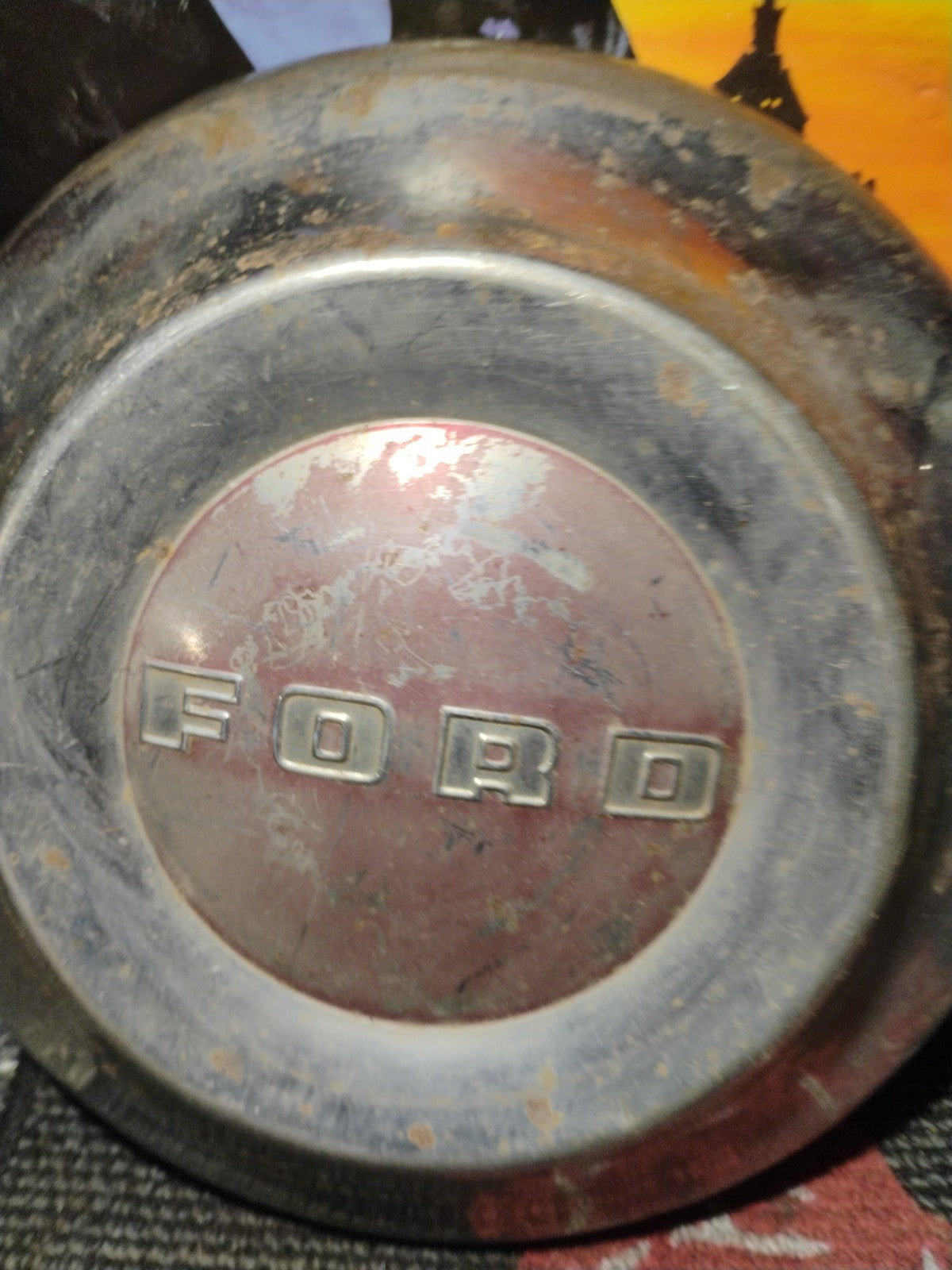 1952 1953 1954 Ford Customline Crestline Ranch Wagon Hubcap Wheel Cover 52 53 54