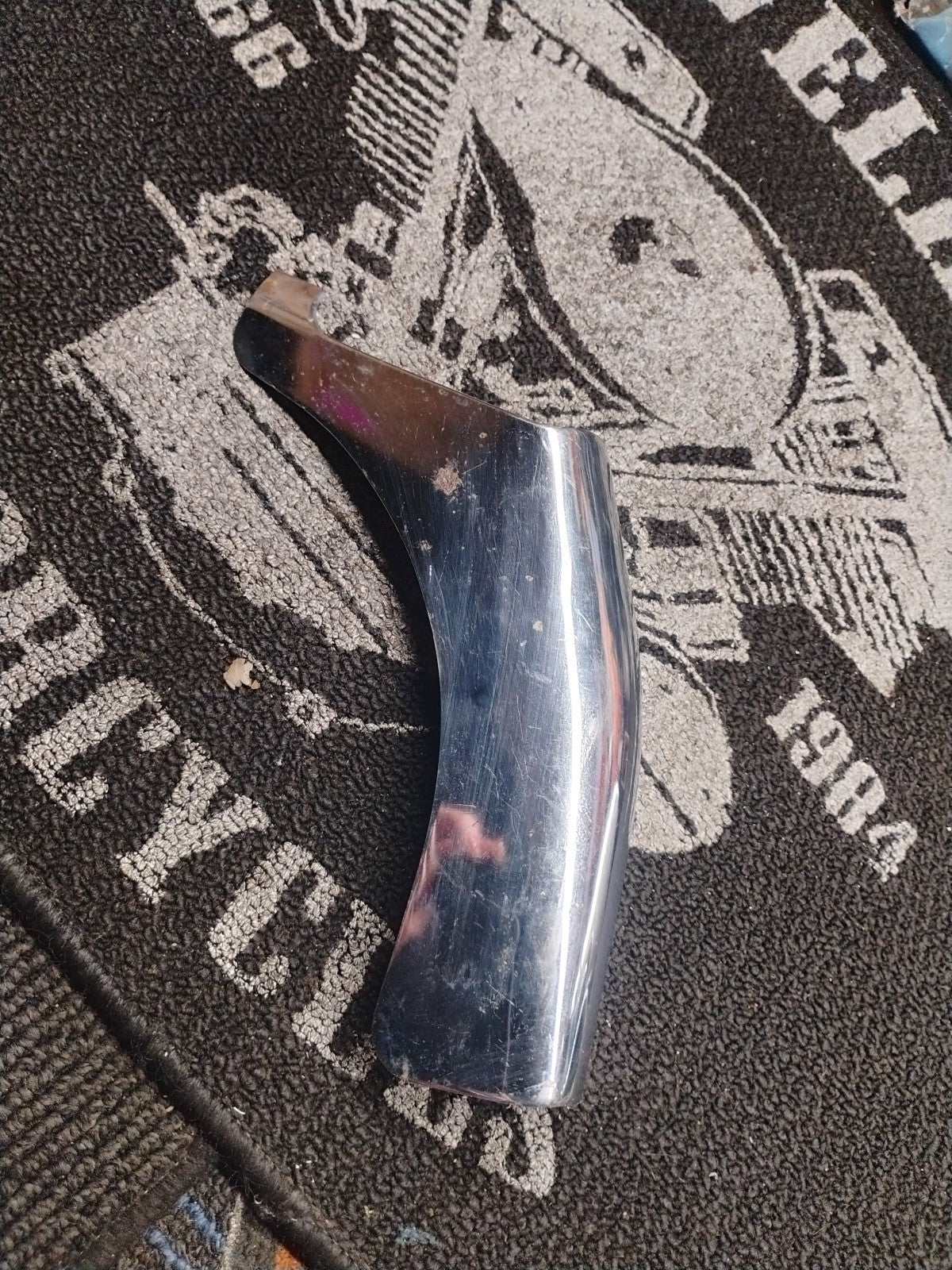 AMF Harley-Davidson 65707-77 Chrome Left Vertical Exhaust Heat Shield