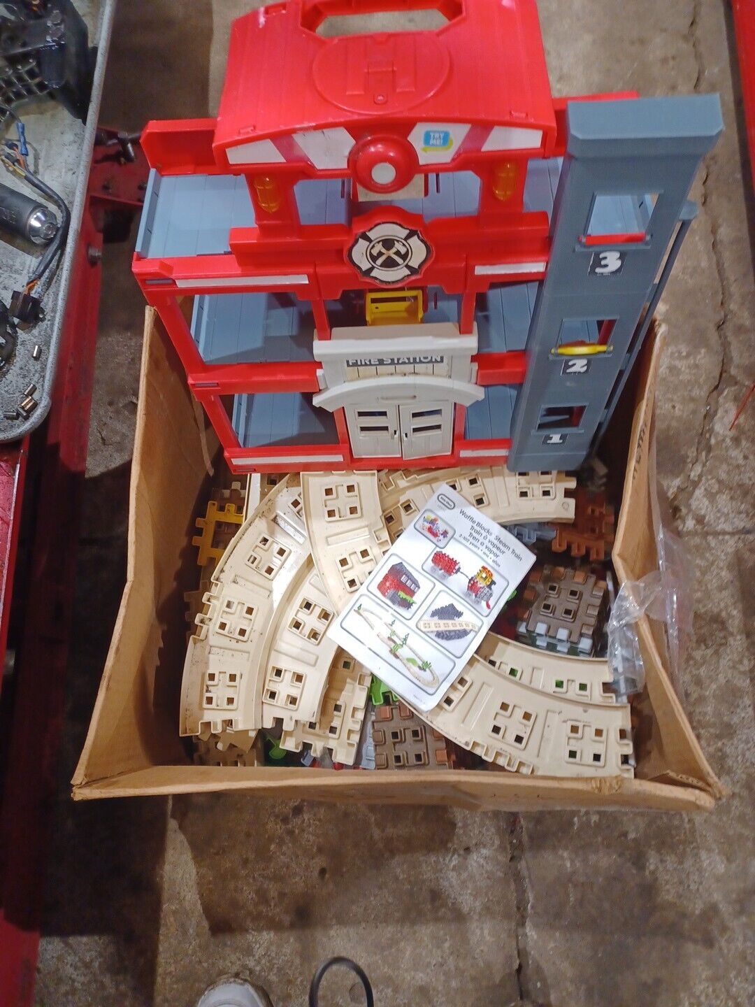 Little Tikes Waffle Blocks Steam Train Set 