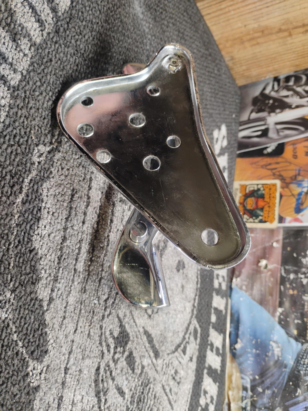 Harley Jockey Shifter Lever & Mount Plate Ratchet Top 4 Speed Big Twin Chopper