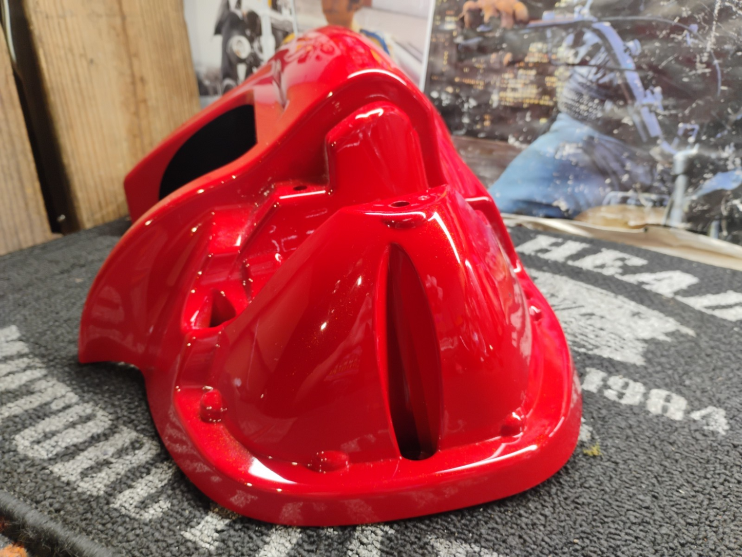2012 Harley-Davidson CVO Right Lower Fairing Tomahawk Red OEM 58817-05