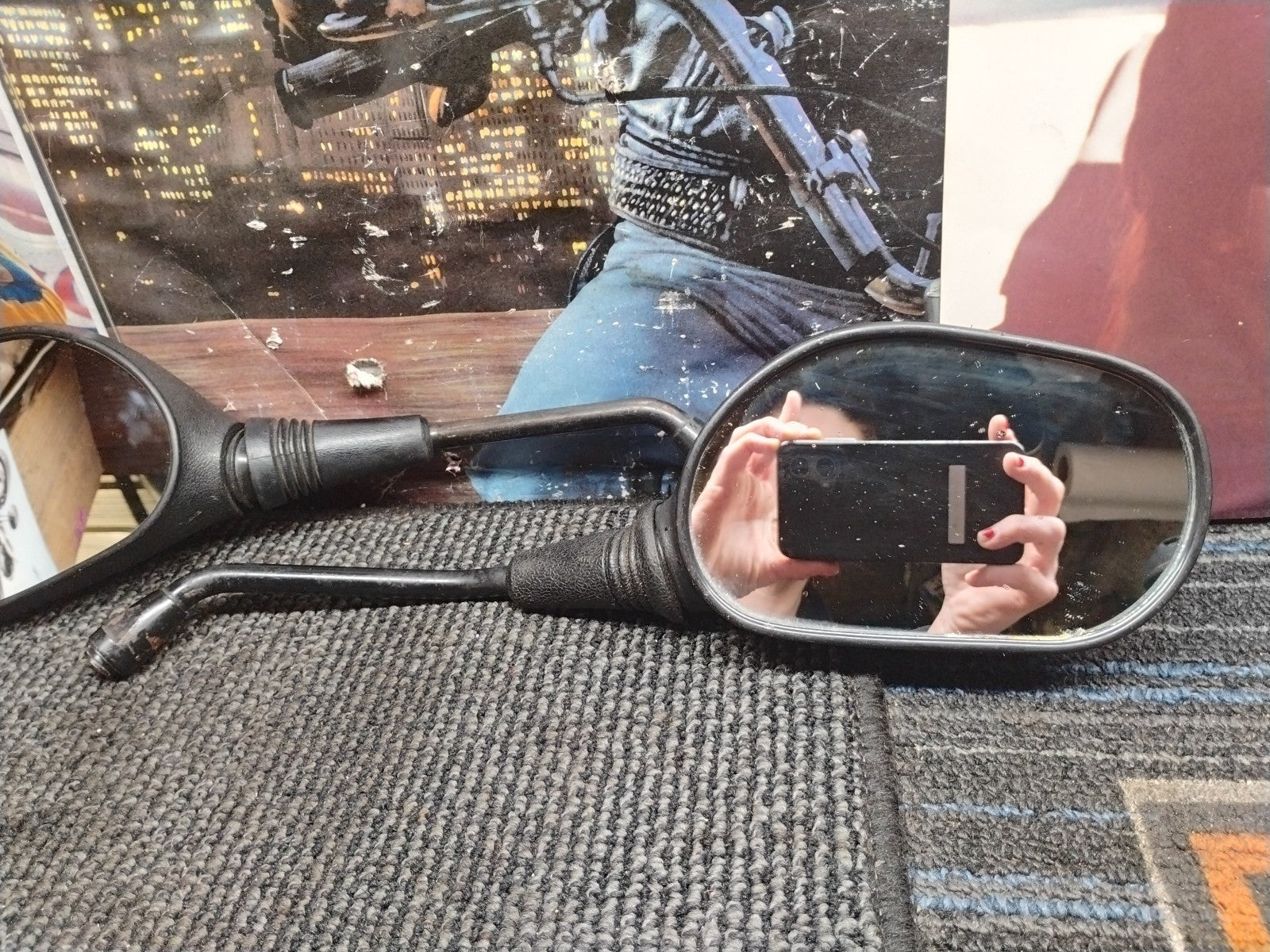 Set Of Scooter Moped Rearview Mirrors