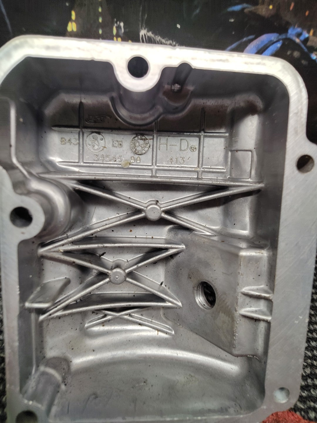 Harley Part # 34543-00 Trans Cover 5-Speed Chopper Bobber  #9629