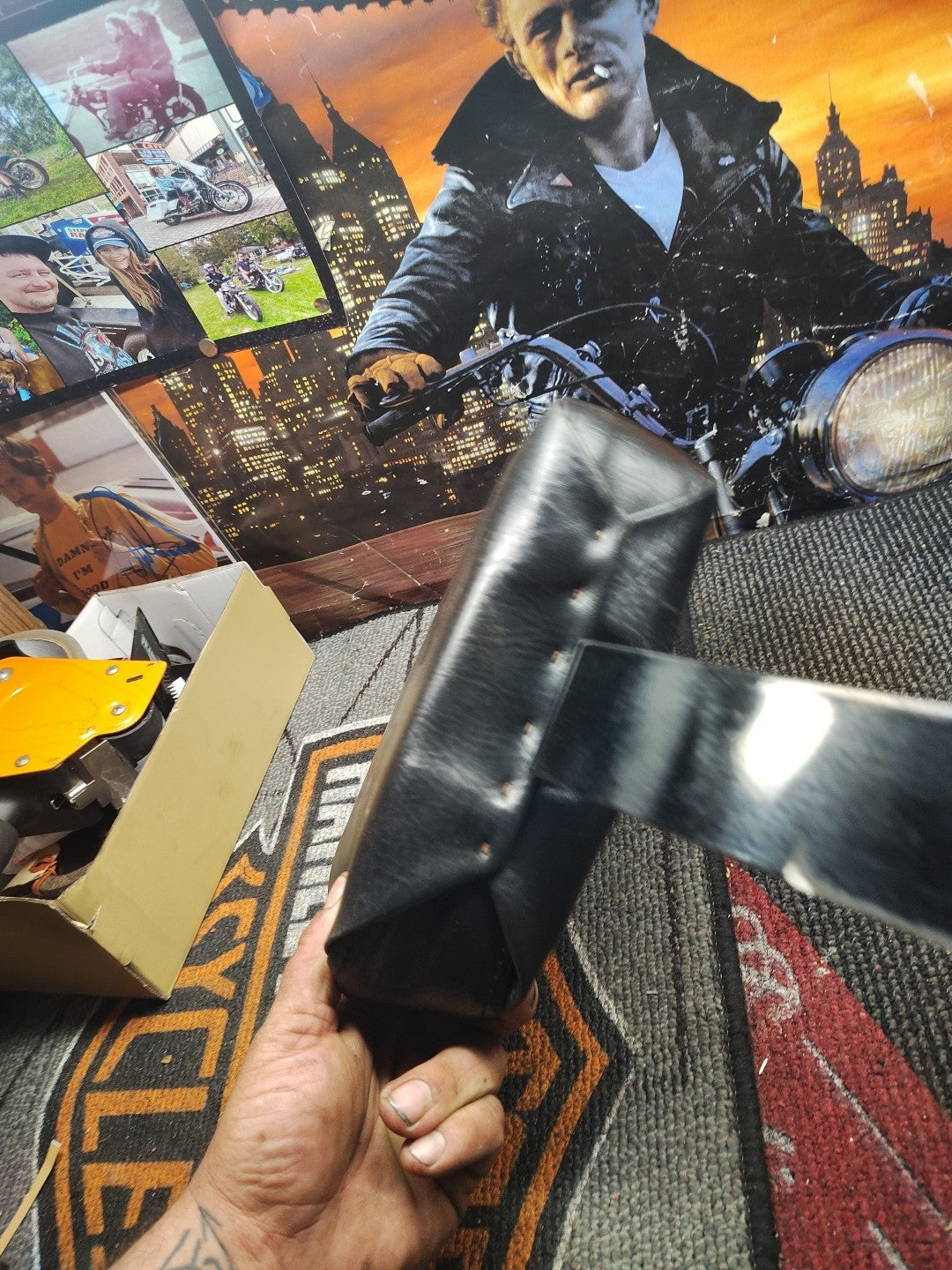 Motor Driver Backrest For Harley Touring Bikes With A Pillow Ttop Or High Seat