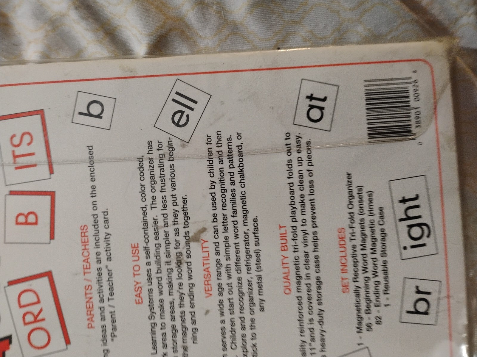 Magnetic Word Endings & Bonus Letters