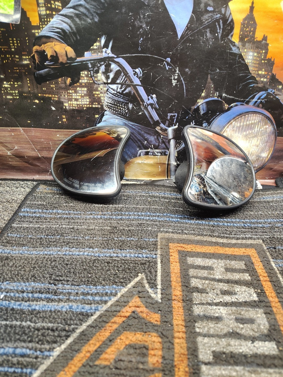 2015 Harley Electra Glide Standard Fairing Mirrors Left & Right Mirror Set 