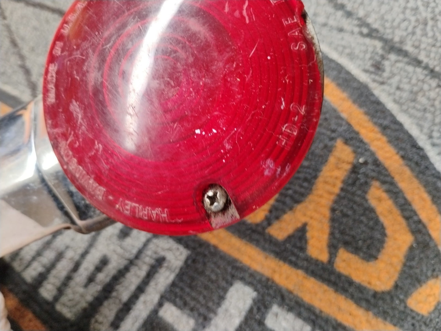 Harley touring softail Road King Rear Blinker Turn Signal Bar 