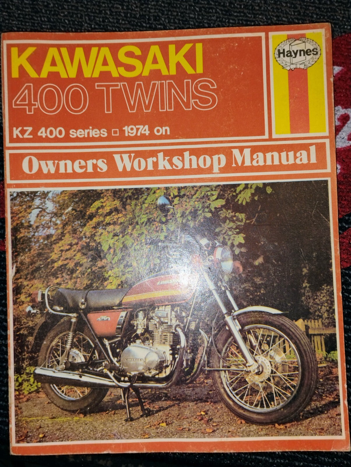 KAWASAKI workshop manual Haynes 1974 ON KZ400 TWINS