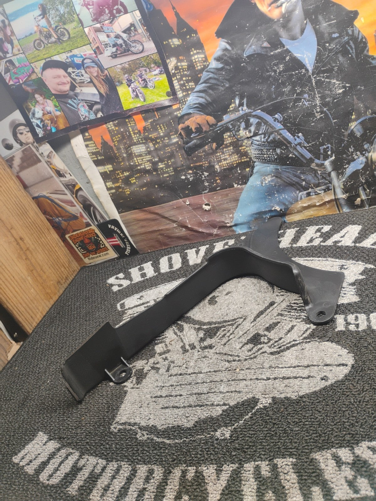 Harley Davidson Softail Lower Belt Guard Cover Black OEM 60313-00 FXST FLST 2000