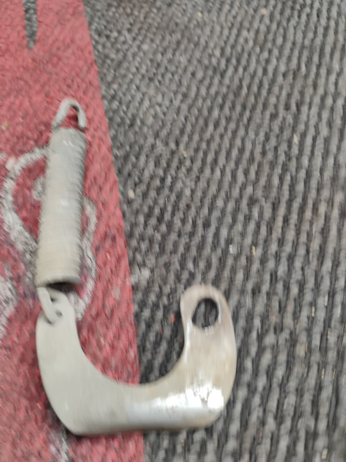 1974 Honda CB125S centerstand mounting spring & bracket 