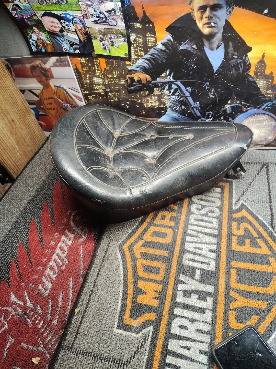 CG Chopper Solo Seat Harley Knucklehead Flathead Panhead Shovelhead Sportster