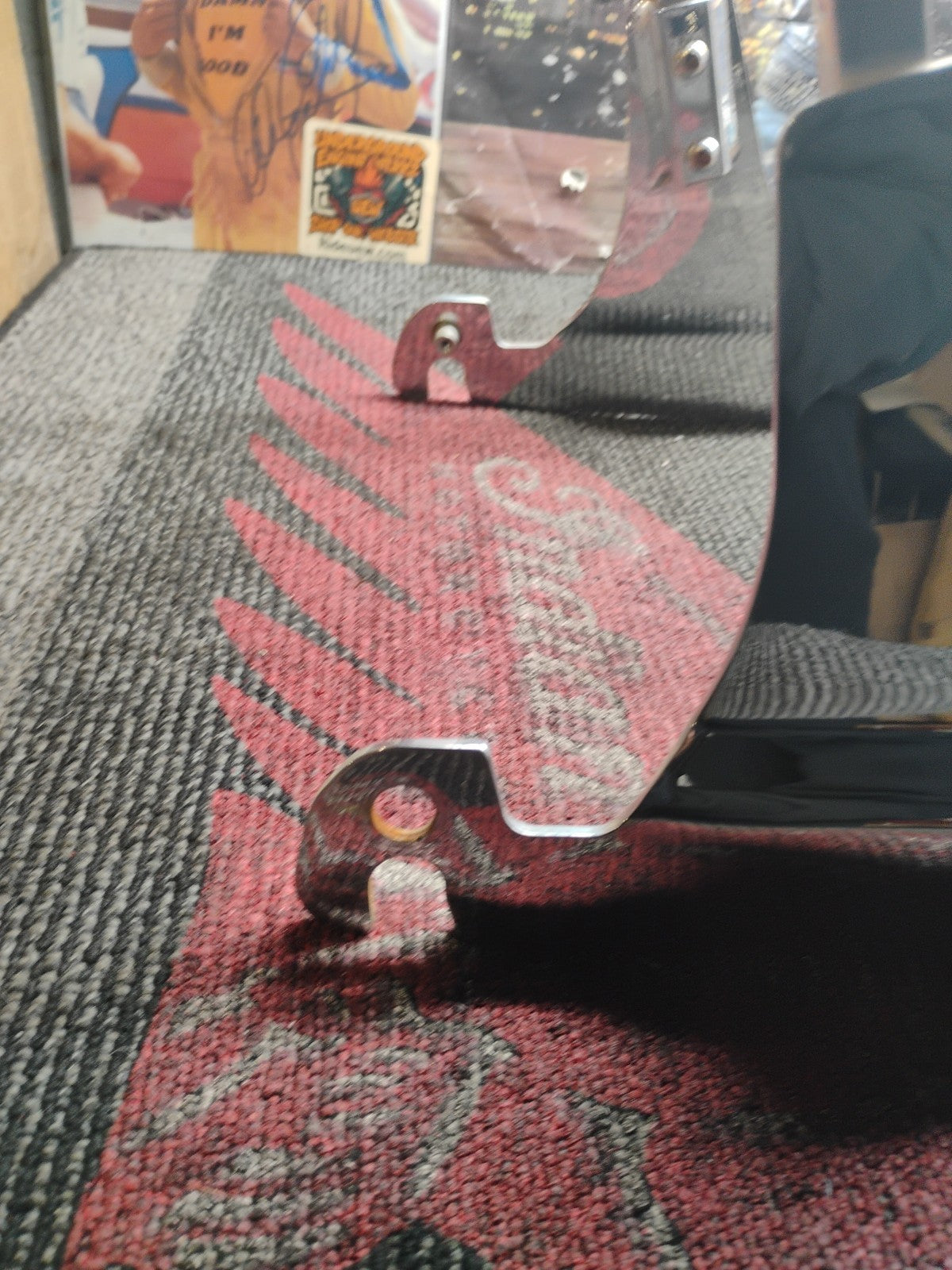 Harley-Davidson Sissy Bar Upright  & Mounting Brackets 