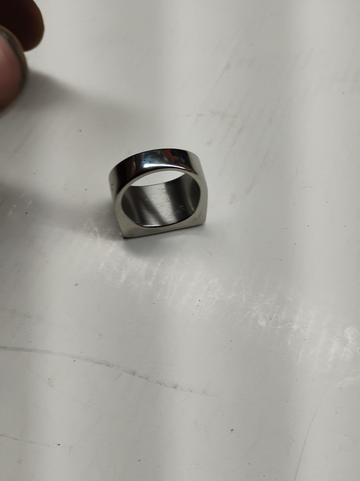 Men's Stainless Steel MC Motorcycle Biker Ring Size 9