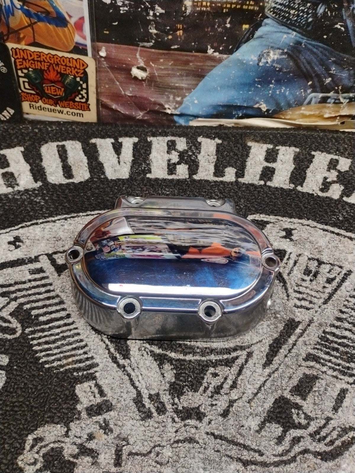 Harley-Davidson Chrome Transmission Side Cover Touring Dyna Softail