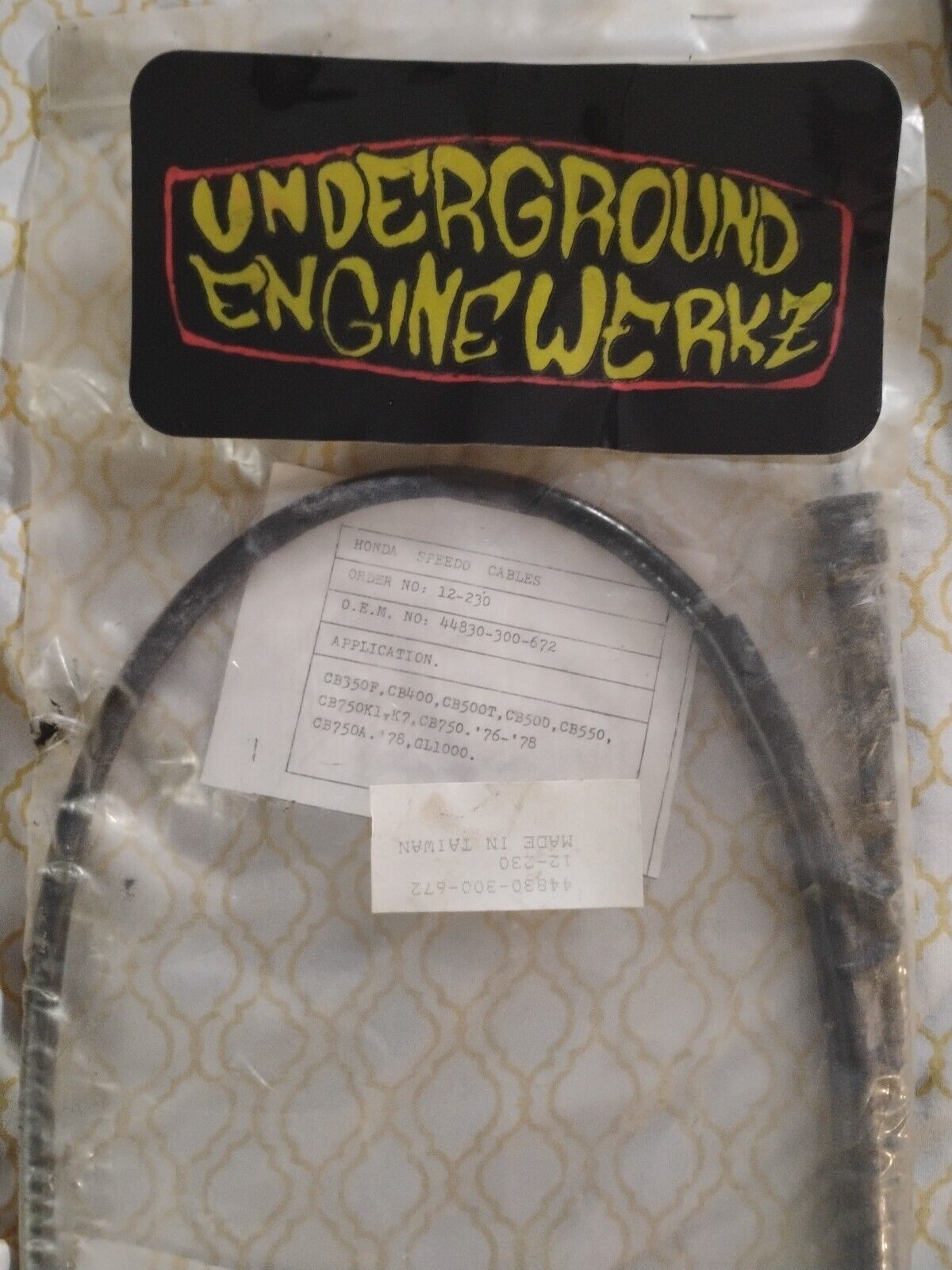 Honda Nos Pro Genuine 750 Speedometer Cable Speedo 450 500 125 250 350 900 1000 