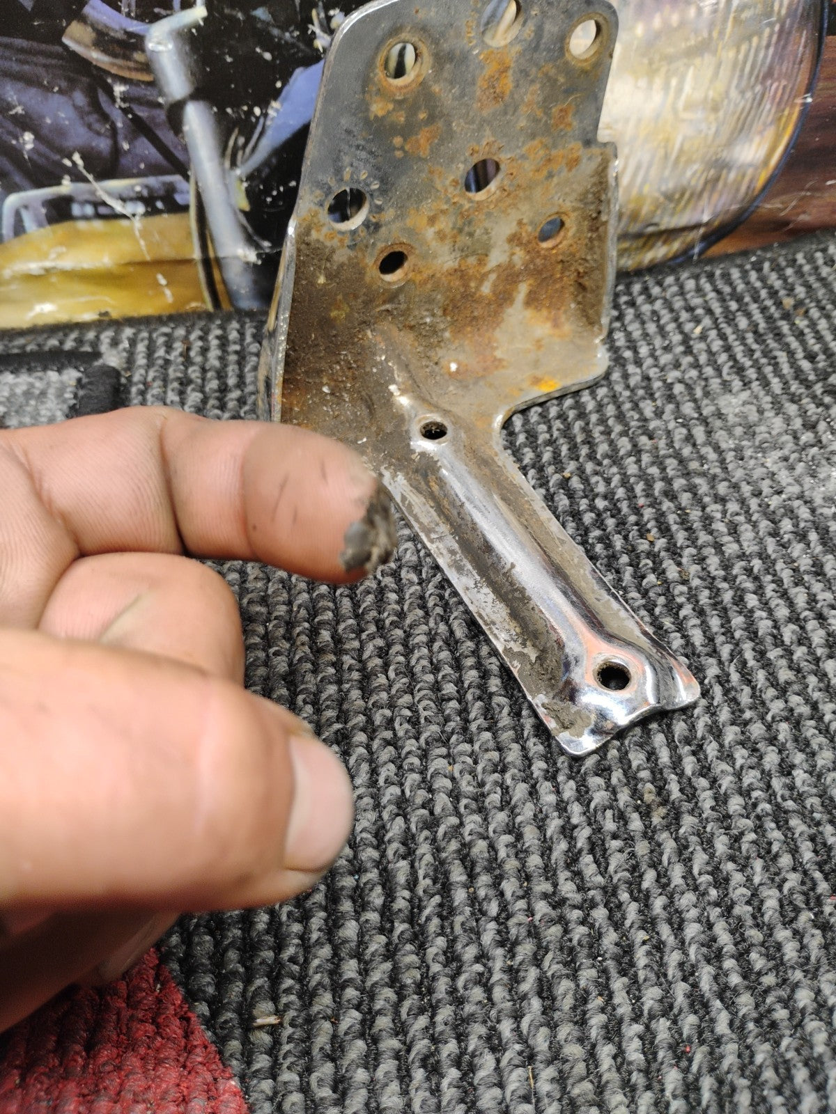 Harley Davidson Shovelhead Regulator Bracket Bobber Custom FL FLH FXWG FX 23-327