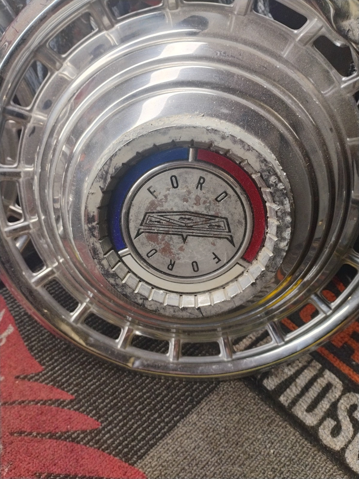 Set Of 4 Vintage 1963 Ford Galaxie 14" Wheel Cover Hubcap USED.