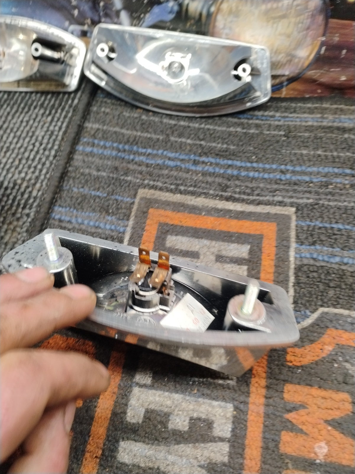 02 Buell M2 X1 S1 Cyclone Rear Brake Light Lamp Tail Light Base Oem