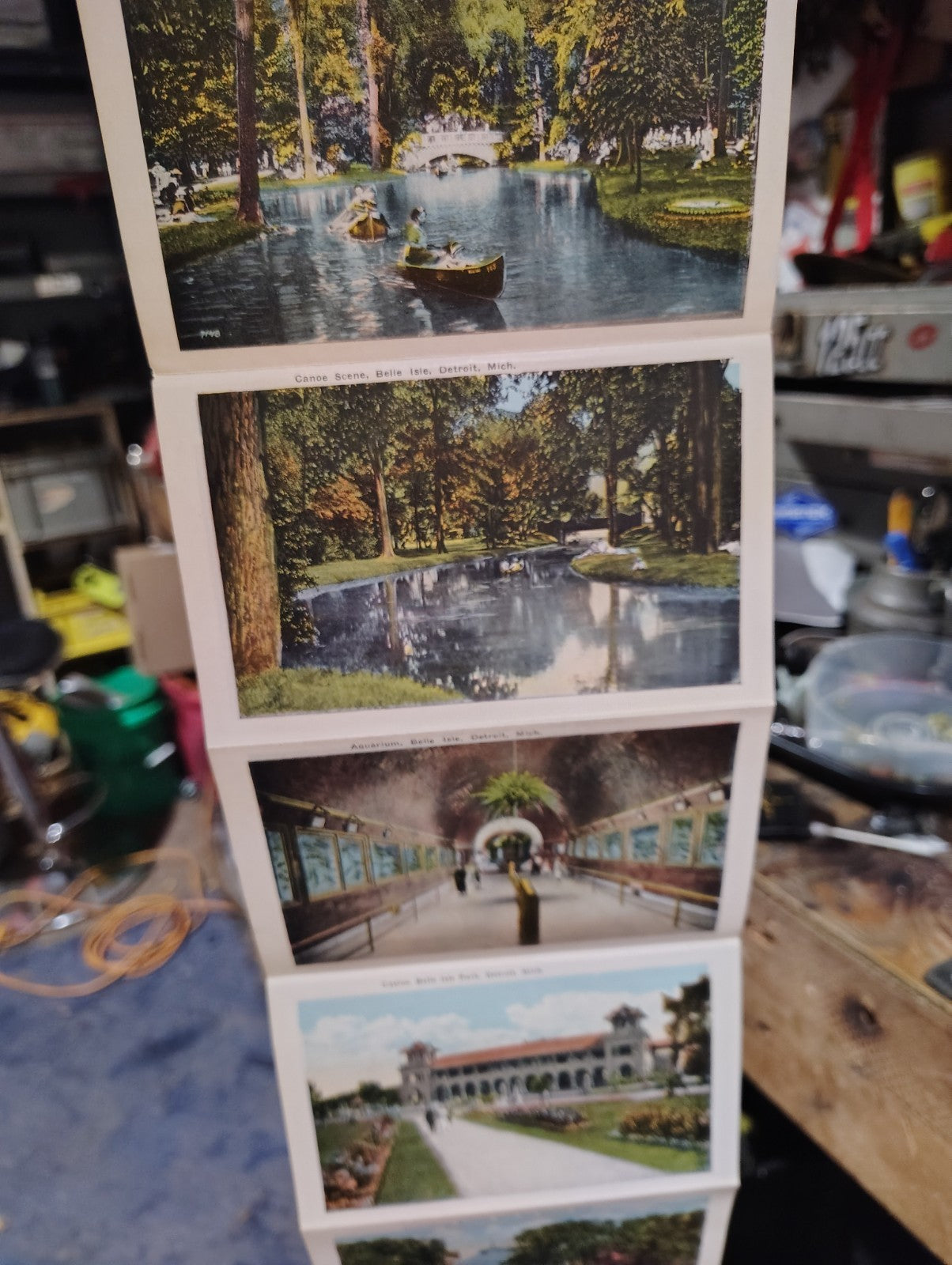 1920 Souvenir Folder Of Belle Island Detroit Michigan