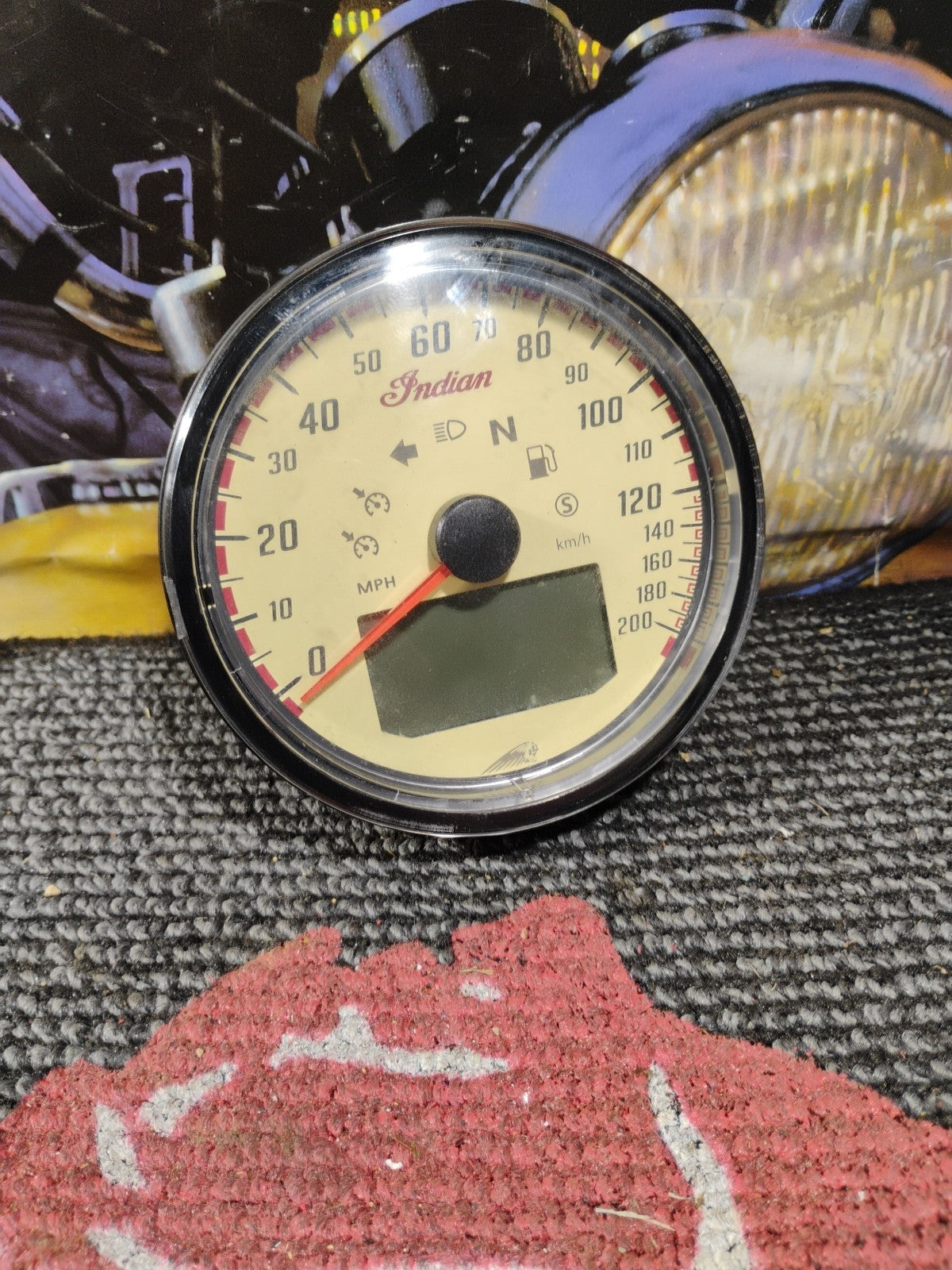 Speedometer Indian Chieftain Limited MPH 2017 Speedo Gauge Dash 3280640 E7