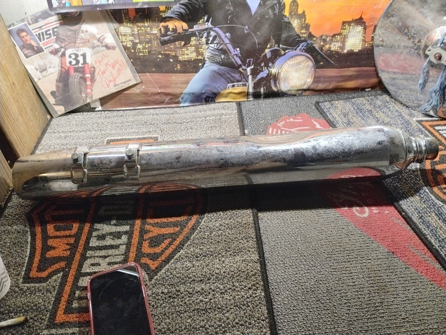 HARLEY DAVIDSON Touring Exhaust Muffler #65539-95A used