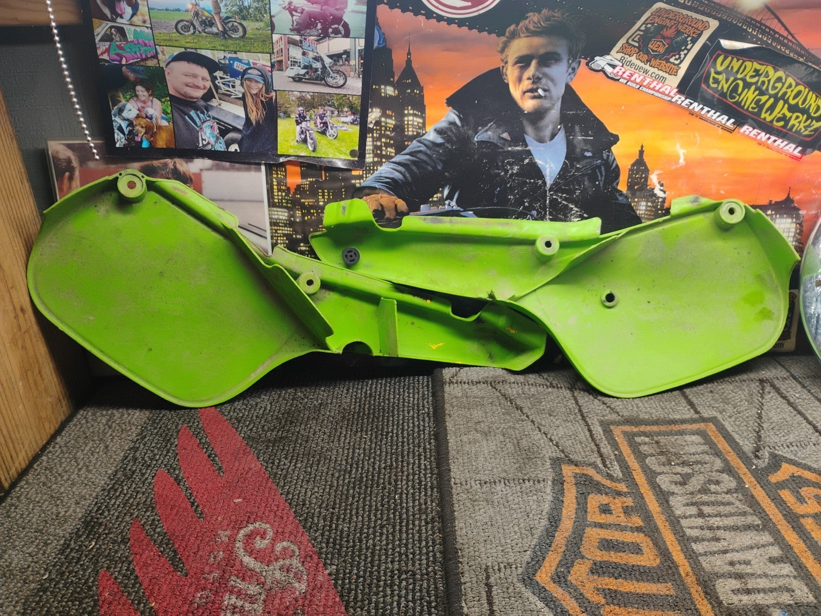 kawasaki kx 60 Side Plastic Panels 2000