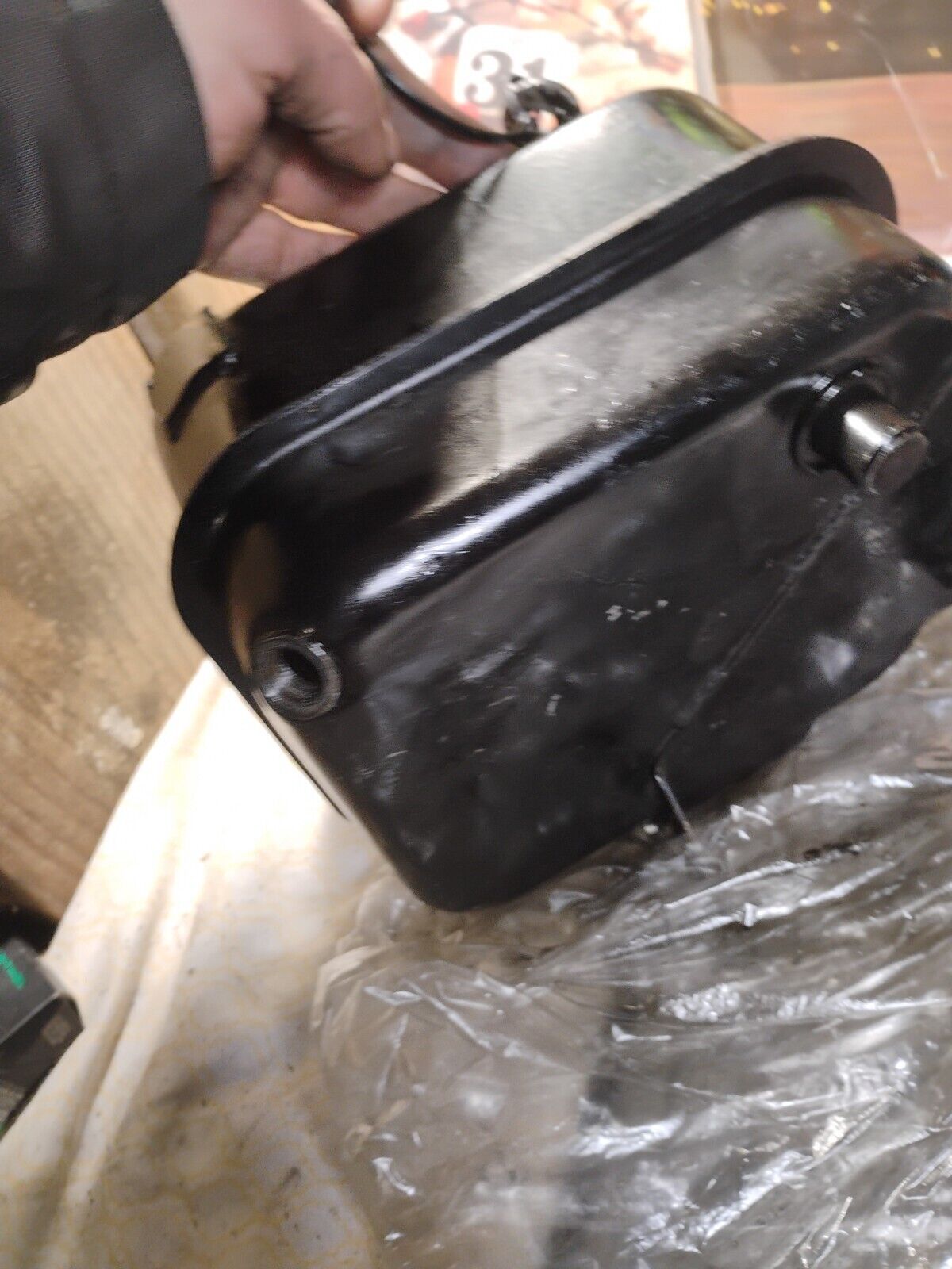 Harley '65-'82 Shovel Head oil tank, used Needs Work  