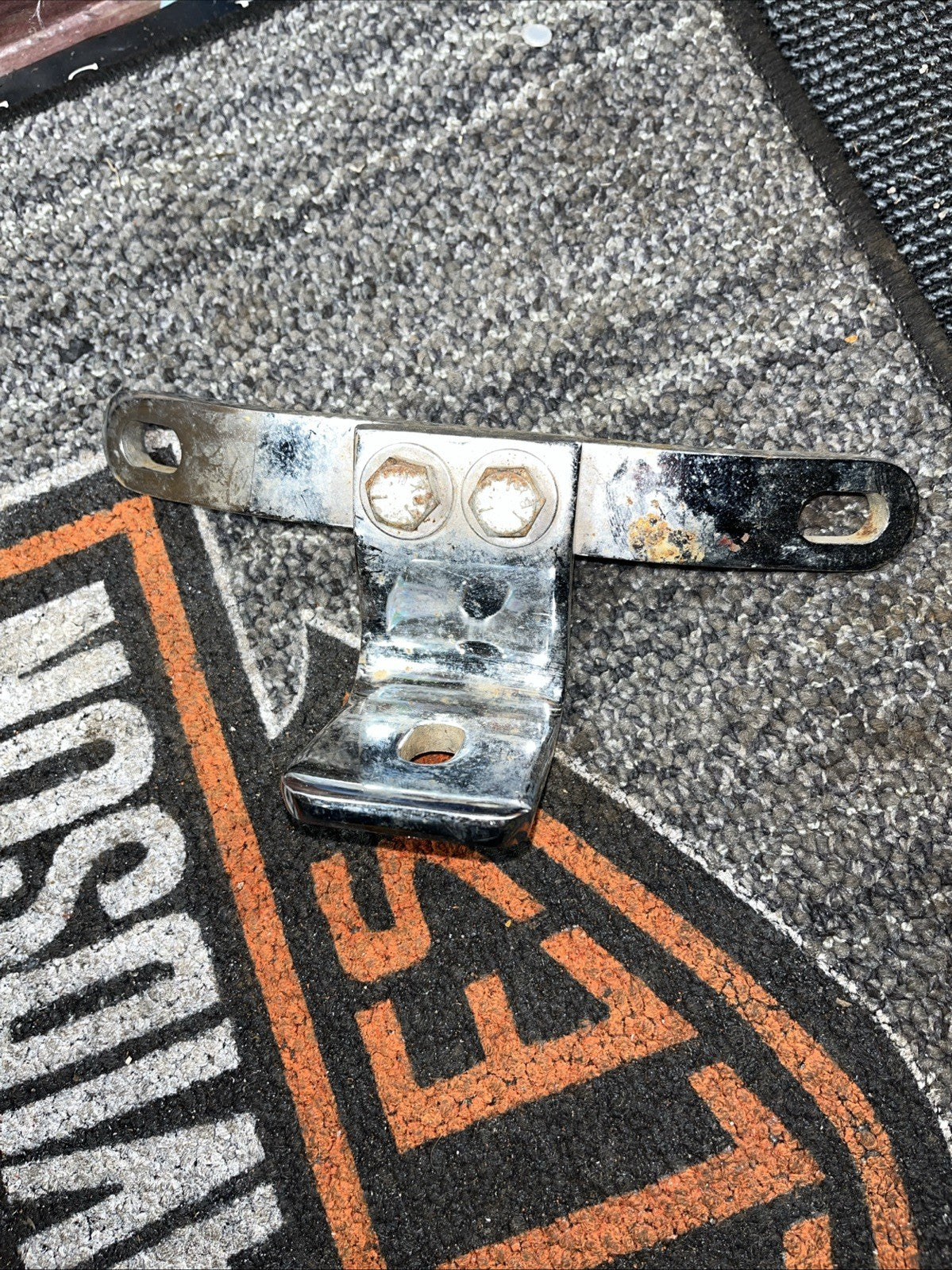 Chrome Harley Davidson Engine Mount  Bracket