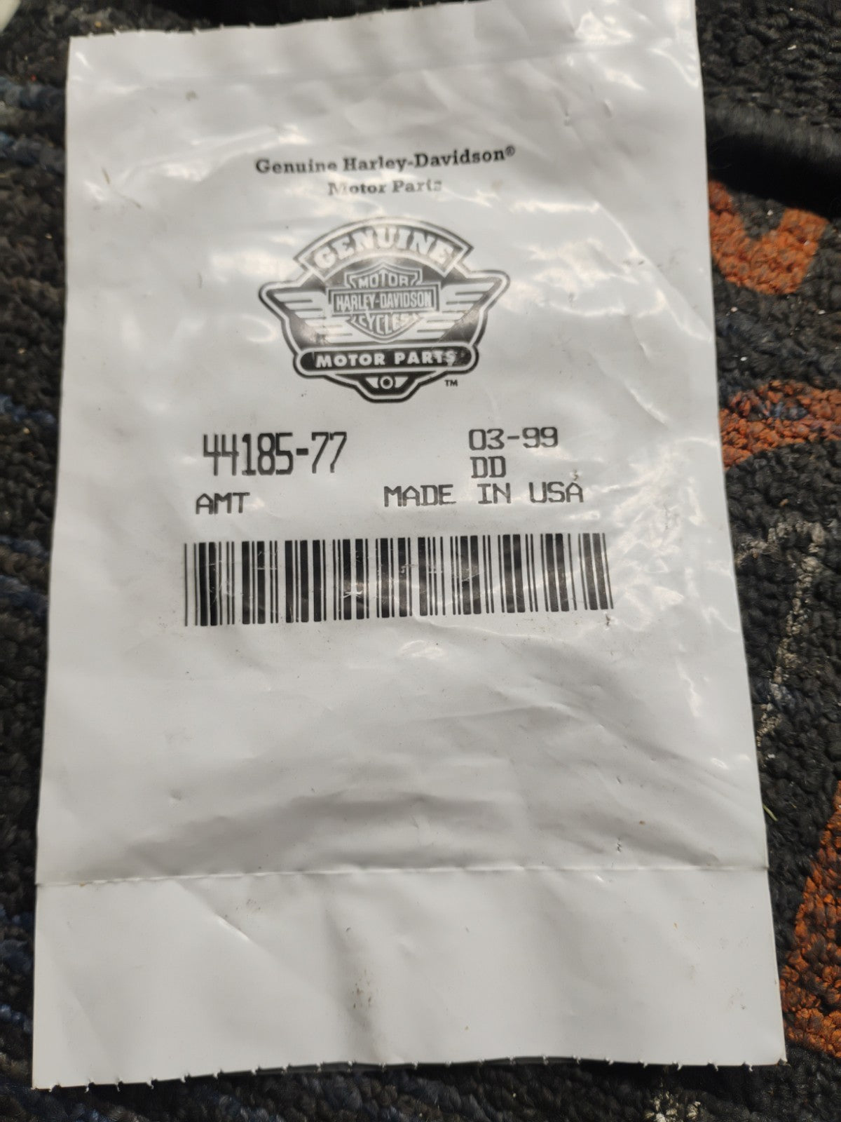 NOS OEM Harley Davidson Genuine Caliper Plate 44185-77 NEW