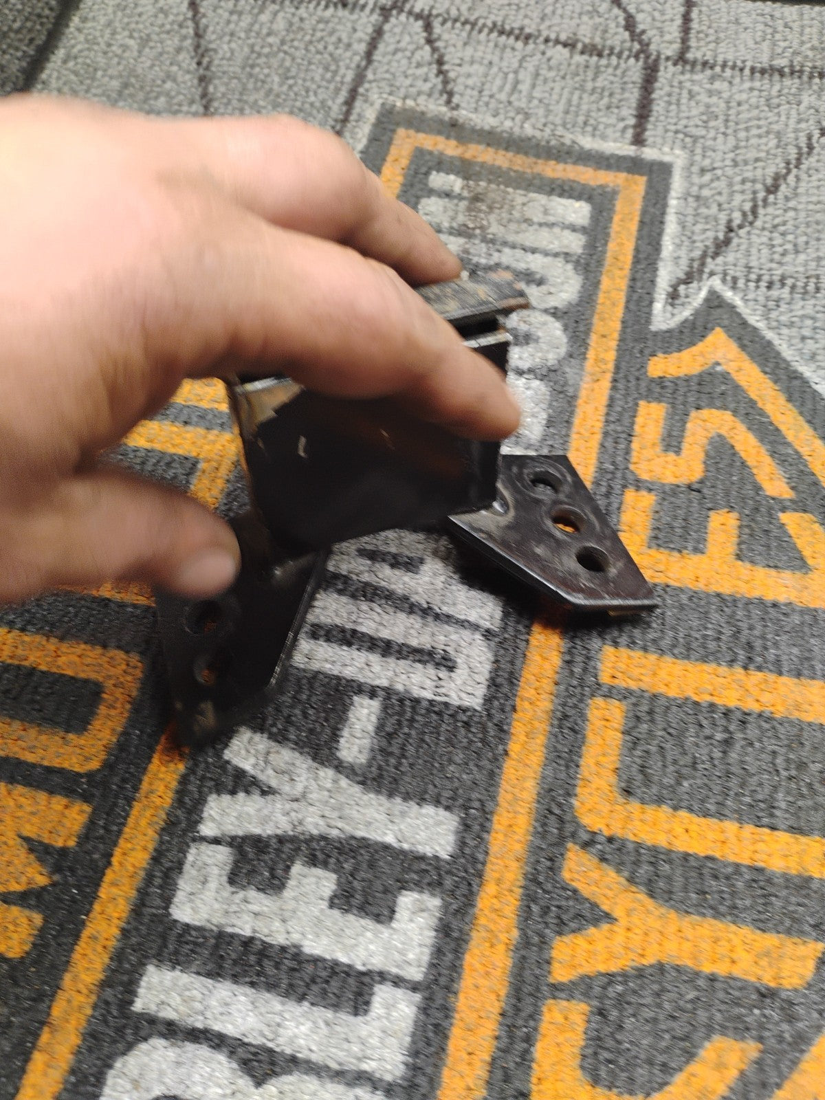 1993 93 Harley Davidson Ultra Classic Electra Glide FLHTCU Back Rest Mount Brack