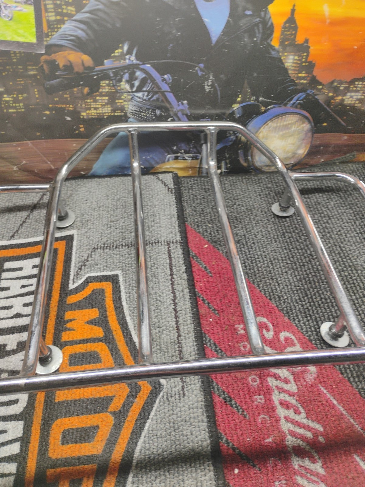 Harley-Davidson 08 & Later Touring Tour Pak Chrome Luggage Rack  53665-87