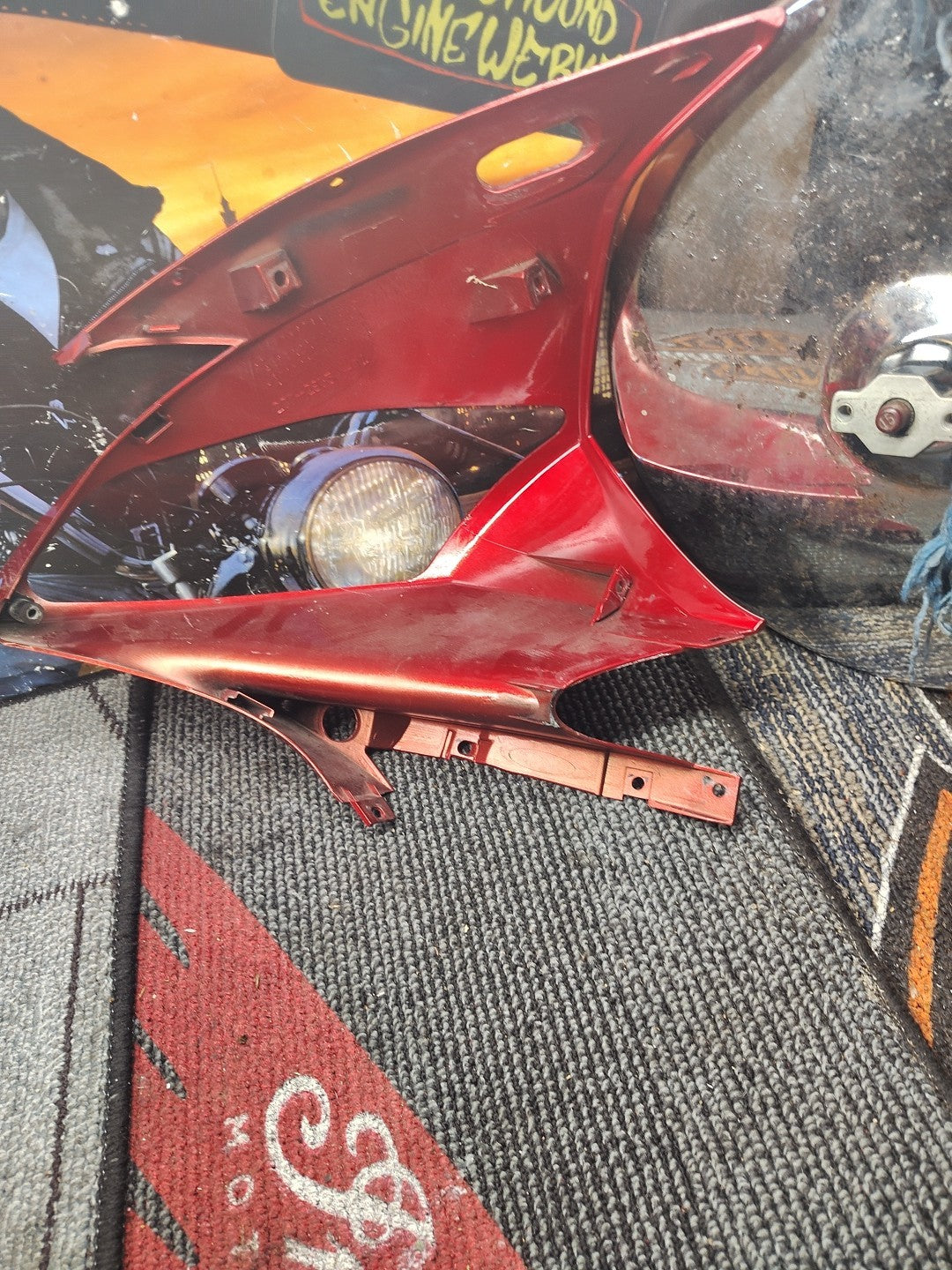 2006 - 2007 Yamaha R6 Right Nose Fairing OEM 