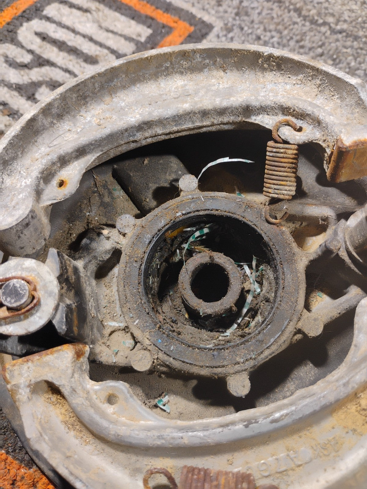 BSA A10 A7 A65 REAR WHEEL BRAKE PLATE 42-6357