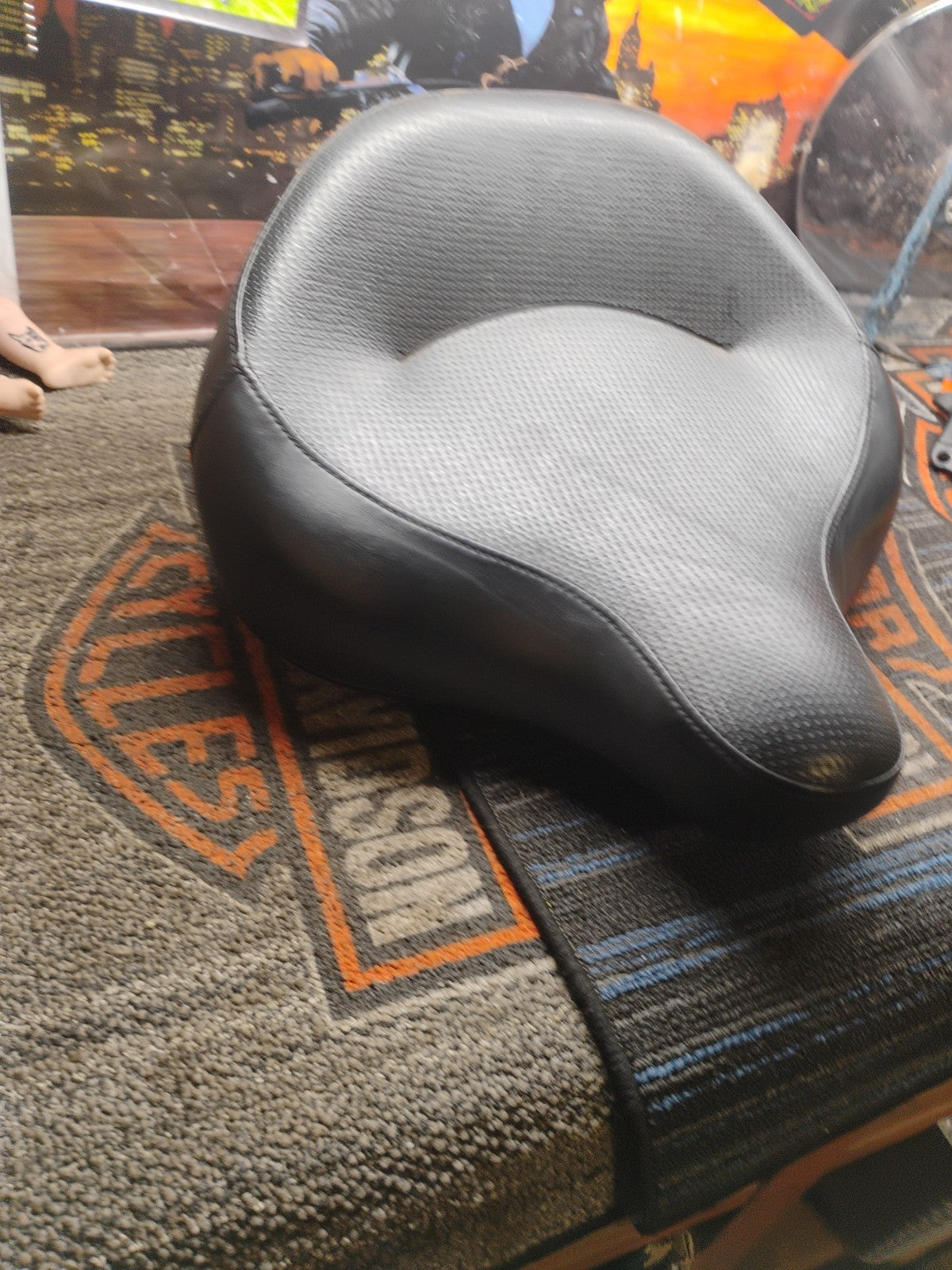 Harley Davidson OEM Police Seat 09-22 Touring Models W/T-bar